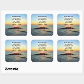 STICKER CARRÉ SERENE SCELER MATTHEW 19:26 SCRIPTURE (Feuille)