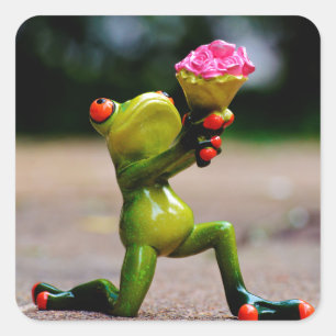 Sticker Carré Serez-vous mon....