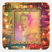 Sticker Carré Série de Frida Kahlo #7 (Devant)