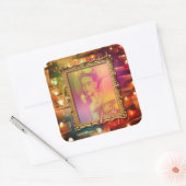 Sticker Carré Série de Frida Kahlo #7 (Enveloppe)