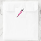 Sticker Carré Seringue (Sac)