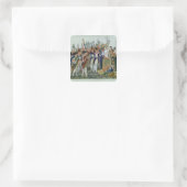 Sticker Carré Serment des districts, février 1790 (Sac)