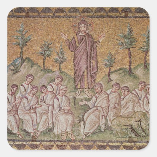 Sticker Carré Sermon sur le Mont (Devant)