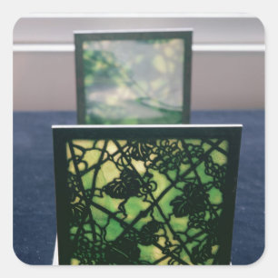 Sticker Carré Serre-livres de Nouveau d'art, studios de Tiffany,