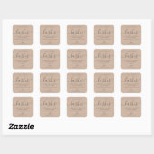Sticker Carré Sérum de traitement de Kraft Eyelash Eyebrow Thick (Feuille)