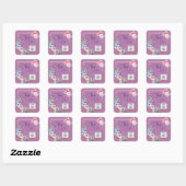Sticker Carré Service client (Feuille)