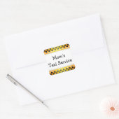 Sticker Carré Service de taxi de maman (Enveloppe)