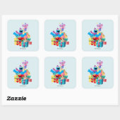 Sticker Carré Sesame Street Pals and Presents (Feuille)