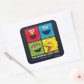 Sticker Carré Sesame Street | The Original Cool Kids (Enveloppe)