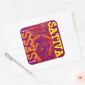 STICKER CARRÉ SESS SATIVA (Enveloppe)