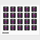 Sticker Carré Seul mon chien me comprend (Feuille)