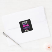 Sticker Carré Seul mon chien me comprend (Enveloppe)