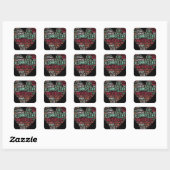 Sticker Carré Shakespeare Sonnet (Feuille)