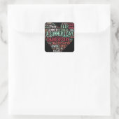 Sticker Carré Shakespeare Sonnet (Sac)