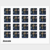 Sticker Carré Shalom (Feuille)