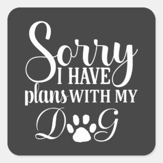 Sticker Carré Shampooing de chien