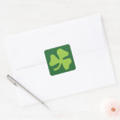 Sticker Carré Shamrock de la Saint-Patrick (Enveloppe)