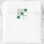 Sticker Carré Shamrock Tic Tac Toe (Sac)