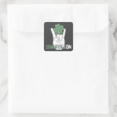 Sticker Carré ShamRockOn (Sac)