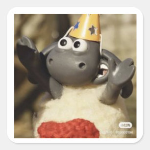 Sticker Carré Shaun