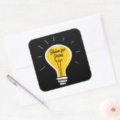 Sticker Carré Shine for JESUS - Matthieu 5:16 Confession à l'éco (Enveloppe)