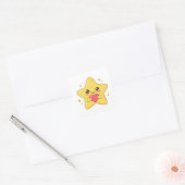 Sticker Carré Shiny Star – Cute Love Energy (Enveloppe)