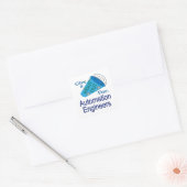 Sticker Carré Shout Out for Automation Engineers (Enveloppe)