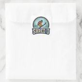 Sticker Carré Shred University Skiing (Sac)