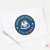 Sticker Carré Shreveport Louisiane (Enveloppe)