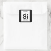 Sticker Carré Si - Silicon (Sac)