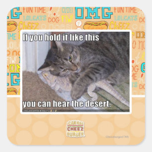 Sticker Carré Si tu le tiens comme ça