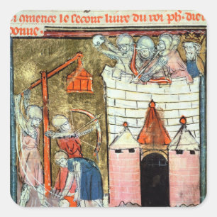 Sticker Carré Siège du Château de Chinon