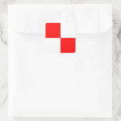 Sticker Carré Signal Nautique U (Uniforme) (Sac)