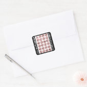 Sticker Carré Signes de danger (3) (Enveloppe)