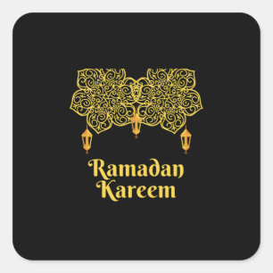 Sticker Carré Signification de Ramadan Kareem - Eid Moubarak 202