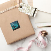 Sticker Carré Silhouette d'Halloween