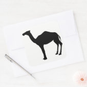 Sticker Carré Silhouette dromadaire (Enveloppe)