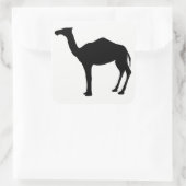 Sticker Carré Silhouette dromadaire (Sac)