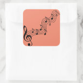Sticker Carré silhouette-note-musicale-clef-basse (Sac)