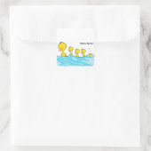 Sticker Carré Silly Duckling Makes a Splash (Sac)