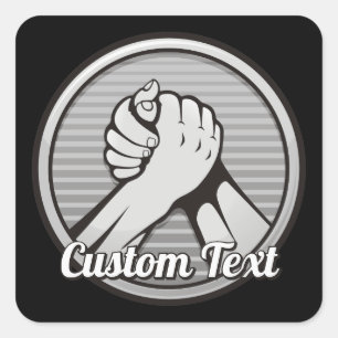 Sticker Carré Silver