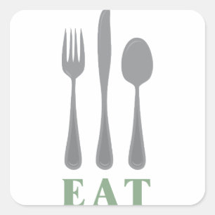 Sticker Carré Silverware