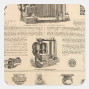 Sticker Carré Simonds Company Manufacturière Stewart