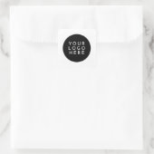 Sticker Carré Simple Business Custom Logo (Sac)