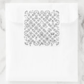 Sticker Carré Simple Folk - Sarah Fielke Block du mois 2018 (Sac)