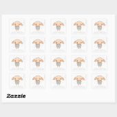 Sticker Carré Simple Harry Potter - Dobby Baby Shower (Feuille)