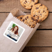 Sticker Carré Simple photo promotionnelle minimaliste