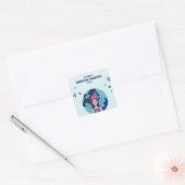 Sticker Carré Simple Santé Mentale | progrès et non perfection (Enveloppe)