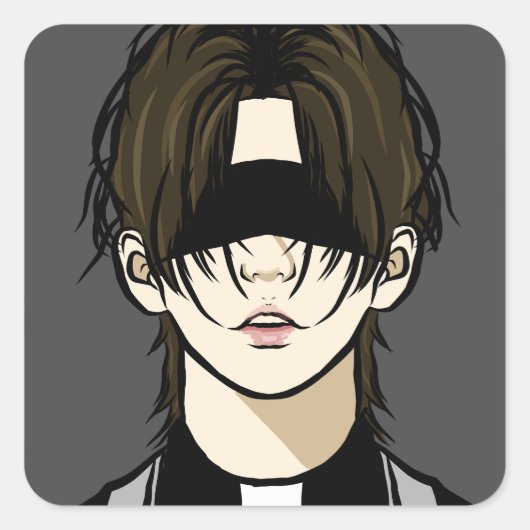 Sticker Carré sinful desire (Devant)