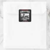 Sticker Carré Singapour (Sac)
